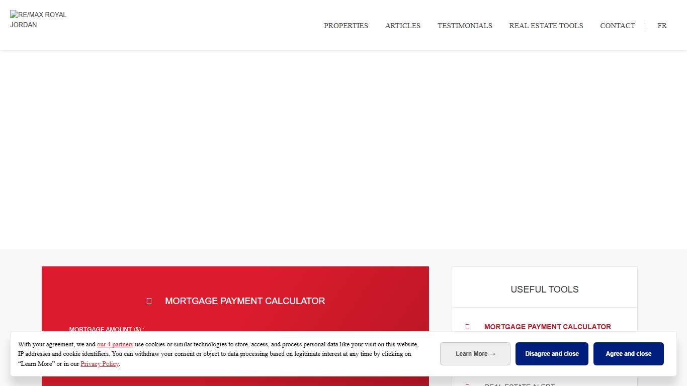 Mortgage payment calculator - Amelia Grich , Residential Real Estate Broker - RE/MAX ROYAL JORDAN